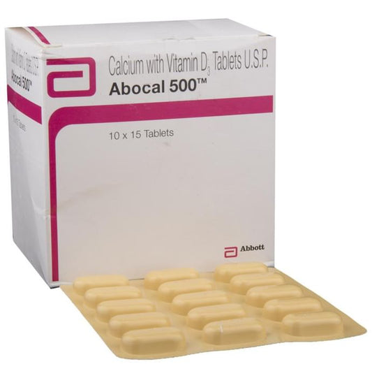 Abocal 500 Tablet
strip of 15 tablets