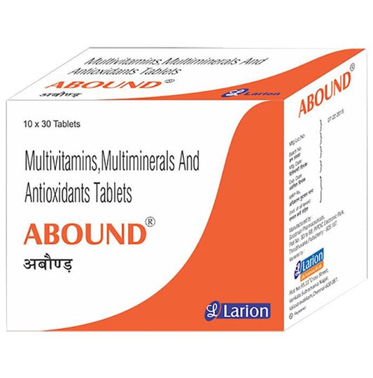Abound Tablet
strip of 30 tablets