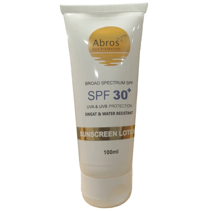 Abros Sun Protection Sunscreen Lotion SPF 30+
tube of 100 ml Lotion