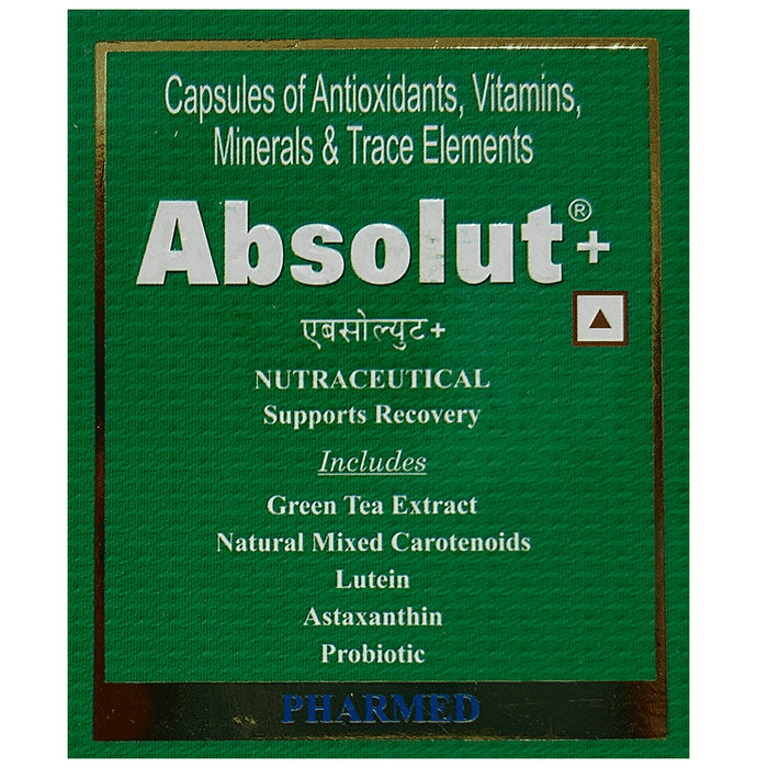 Absolut + Capsule
strip of 10 capsules