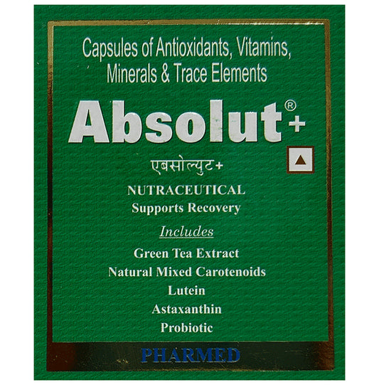Absolut + Capsule
strip of 10 capsules