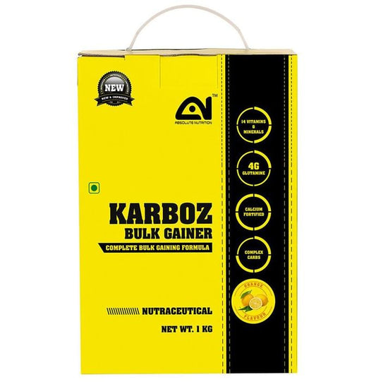 Absolute Nutrition Karboz Bulk Gainer Orange
box of 1 kg Powder