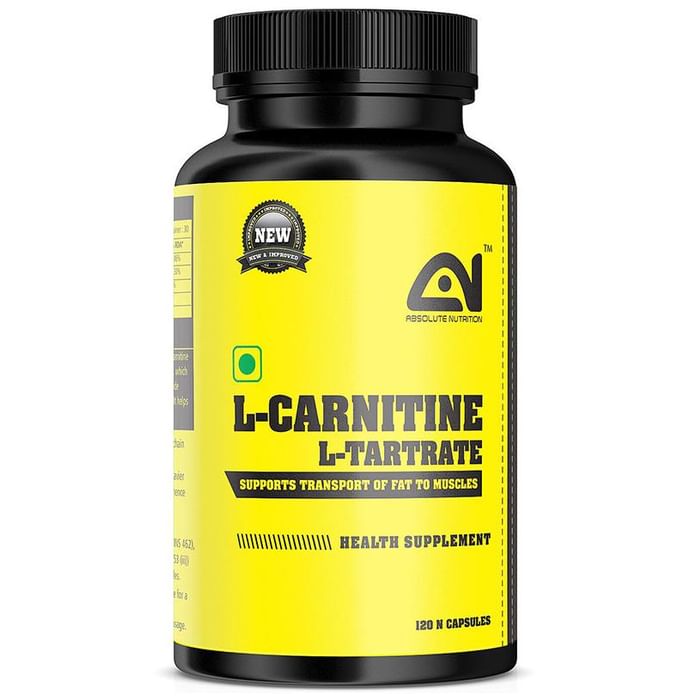 Absolute Nutrition L-Carnitine L-Tartrate Capsule
bottle of 120 capsules