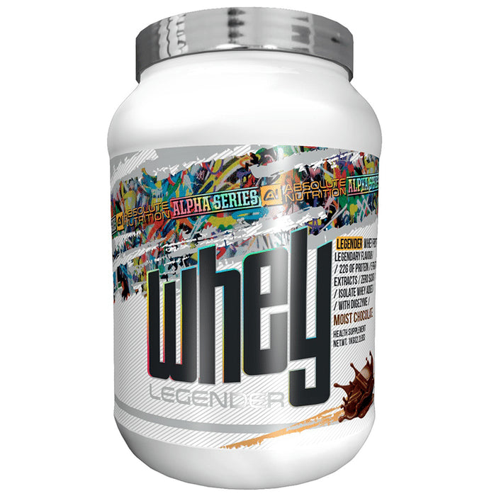 Absolute Nutrition Legender Whey Protein Powder Moist Chocolate
jar of 1 kg Powder