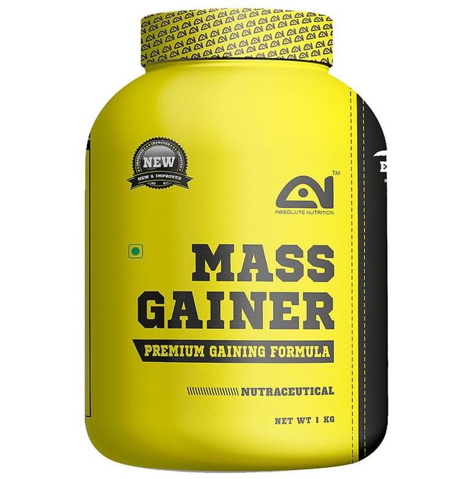 Absolute Nutrition Mass Gainer Strawberry
jar of 1 kg Powder