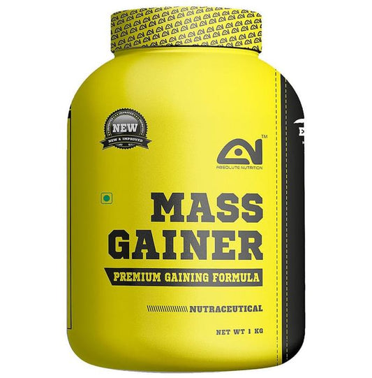 Absolute Nutrition Mass Gainer Strawberry
jar of 1 kg Powder