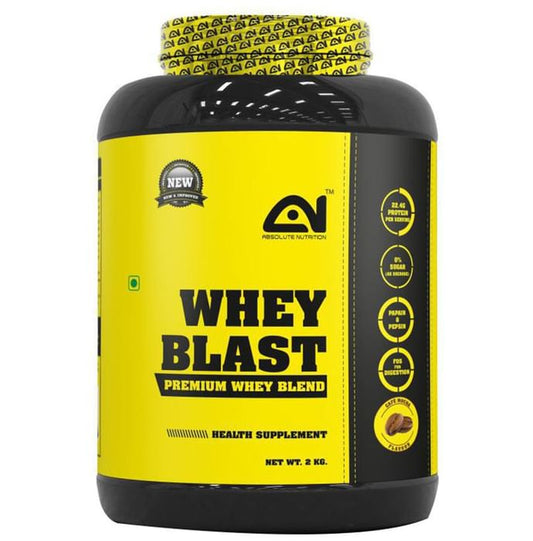 Absolute Nutrition Whey Blast Cafe Mocha
jar of 2 kg Powder