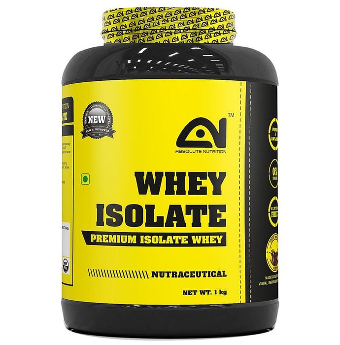 Absolute Nutrition Whey Isolate Cafe Mocha
jar of 1 kg Powder