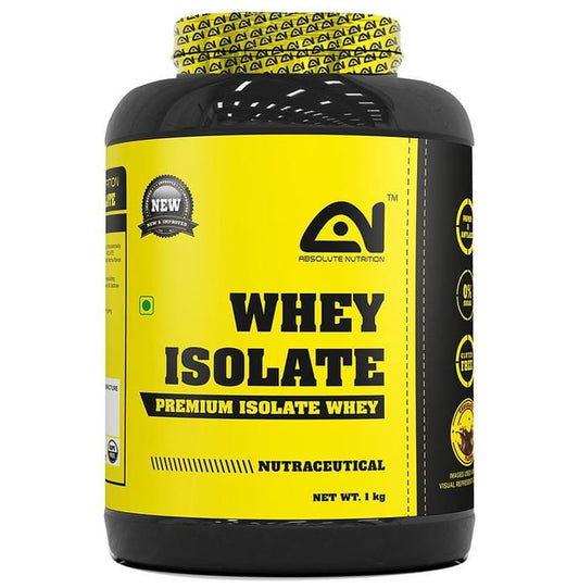Absolute Nutrition Whey Isolate Chocolate
jar of 1 kg Powder