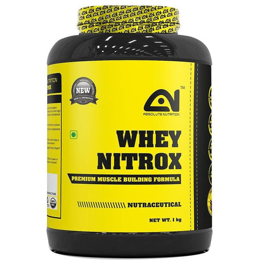 Absolute Nutrition Whey Nitrox Chocolate
jar of 1 kg Powder