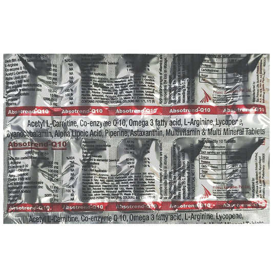 Absotrend Q 10 Tablet
strip of 10 tablets