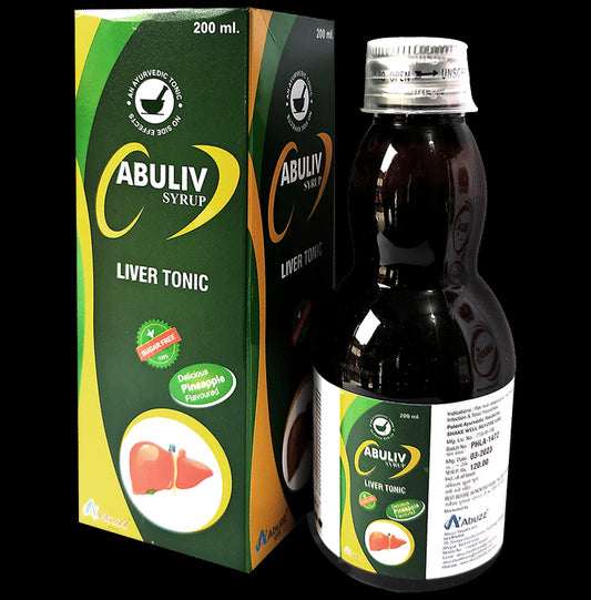 Abuzz's Abuliv Liver Tonic Syrup Pineapple Sugar Free
bottle of 200 ml Syrup