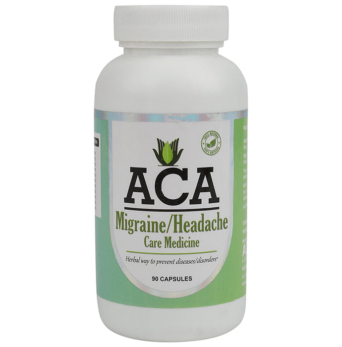 ACA Migraine/Headache Care Medicine
bottle of 90 capsules