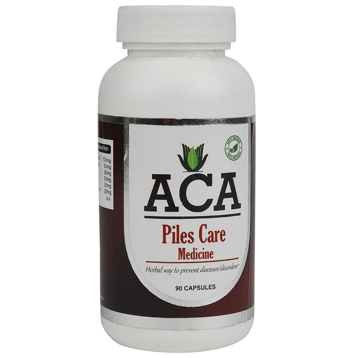 ACA Piles Relief Medicine
bottle of 90 capsules