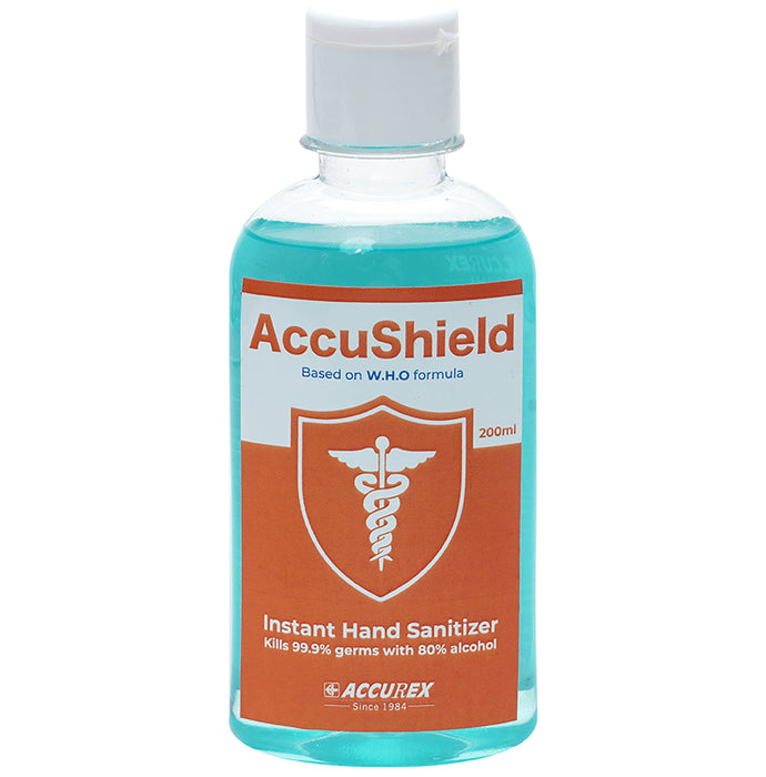 Accu Shield Instant Hand Sanitizer
bottle of 200 ml Sanitizer