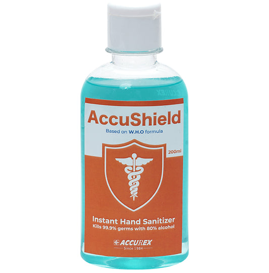 Accu Shield Instant Hand Sanitizer
bottle of 200 ml Sanitizer