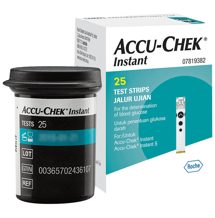 Accu-Chek Instant Test Strip ( Only Strip)
box of 25 Test Strips