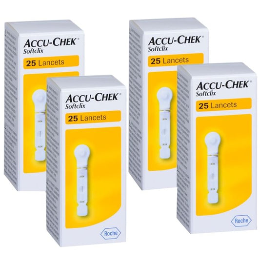 Accu-Chek Softclix 100 Lancet (Pack of 4)
combo pack of 4 units