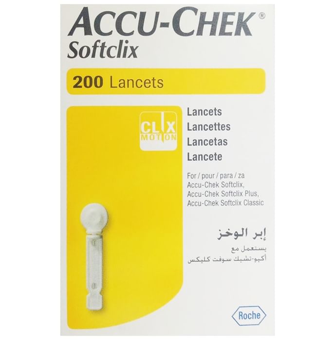 Accu-Chek Softclix Lancets (Only Lancets)
box of 200 lancets
