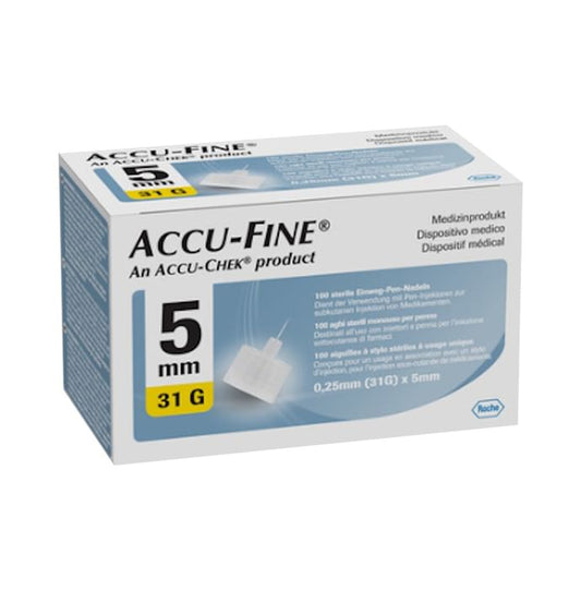 Accu-Fine Pen Needle 5mm 31G
box of 100 needles