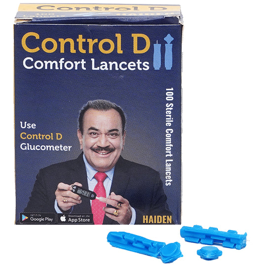 Accurex Control D Sterile Comfort Lancets
box of 100 lancets