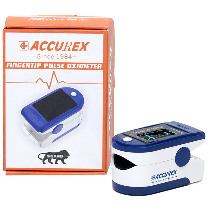 Accurex Fingertip Pulse Oximeter
box of 1 Unit