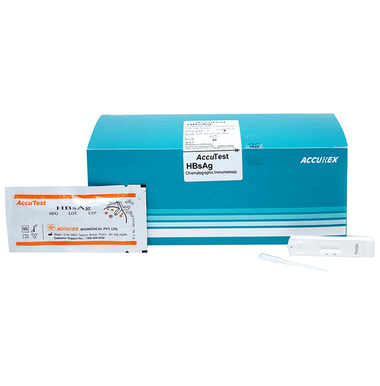 Accurex HBsAg Card Test Kit
box of 50 Test Kits