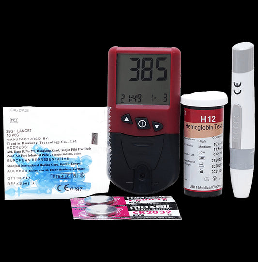 Accurex Urit 12 Hemoglobin Meter
box of 1 Unit