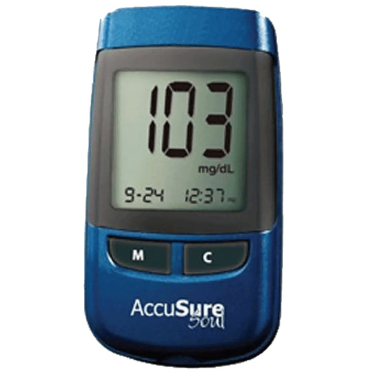 AccuSure Soul Blood Glucose Device
box of 1 Unit