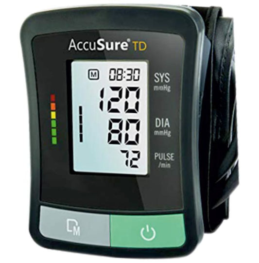 AccuSure TD 1209 Advanced Features BP Monitor with Adapter
box of 1 Unit