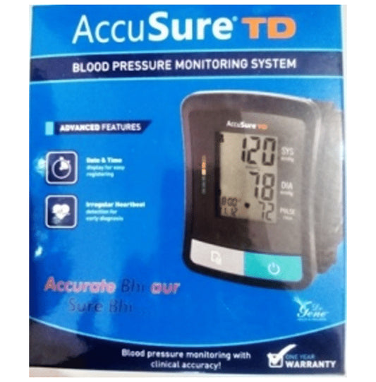 AccuSure TD Blood Pressure Monitoring System
box of 1 Unit