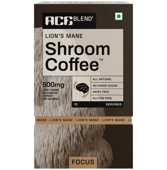 Ace Blend Lion's Mane Shroom Coffee
box of 15 Sachets