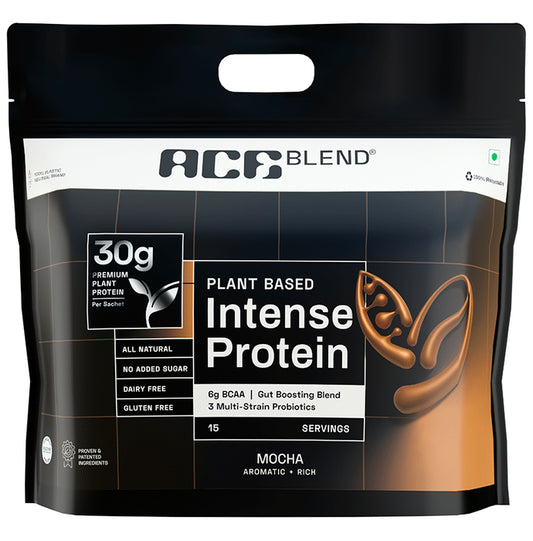 Ace Blend Plant Based Intense Protein Mocha
packet of 15 Sachets