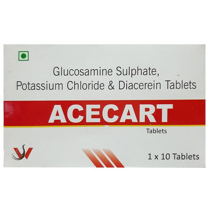 Acecart Tablet
strip of 10 tablets