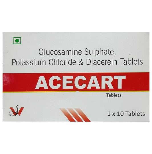 Acecart Tablet
strip of 10 tablets