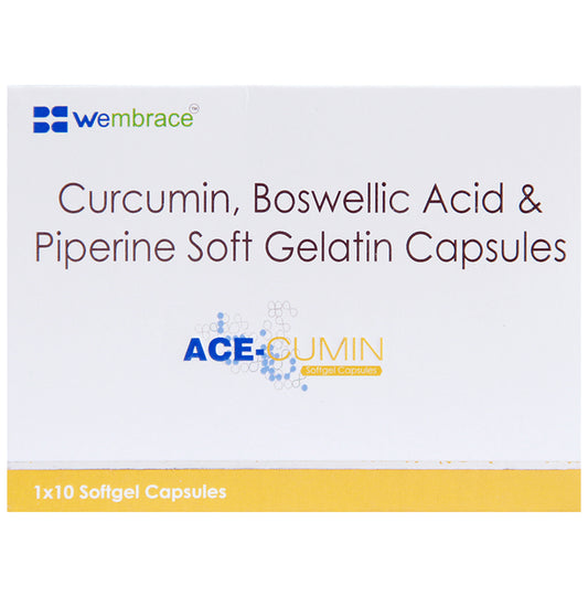 Ace-Cumin Softgel Capsule
strip of 10 soft gelatin capsules