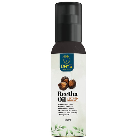 7Days Reetha Oil
bottle of 120 ml Oil