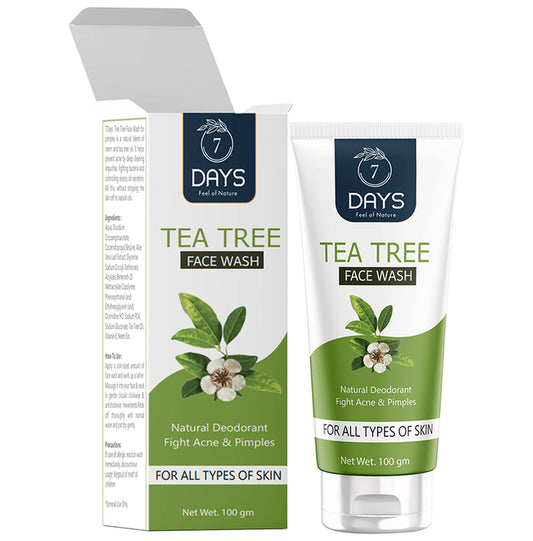 7Days Tea Tree Face Wash
tube of 100 gm Face Wash