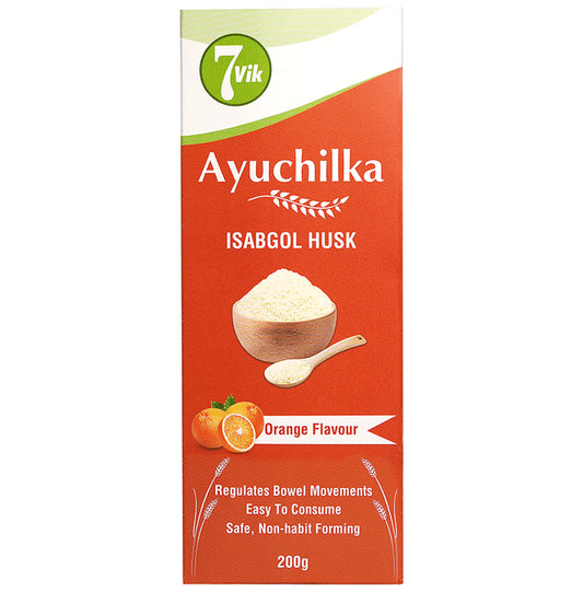 7vik Ayuchilka Isabgol Husk Powder Orange
bottle of 200 gm Powder