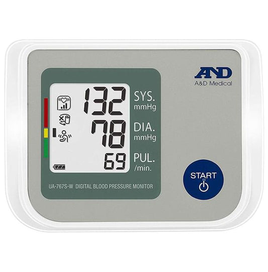 A&D UA-767S-W Upper Arm BP Monitor
box of 1 Unit