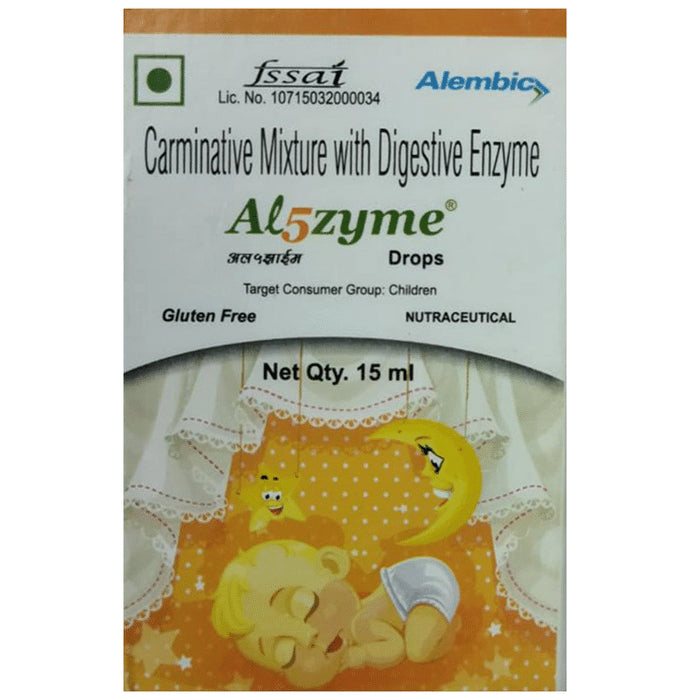 AL5Zyme Drop Gluten Free
bottle of 15 ml Drop