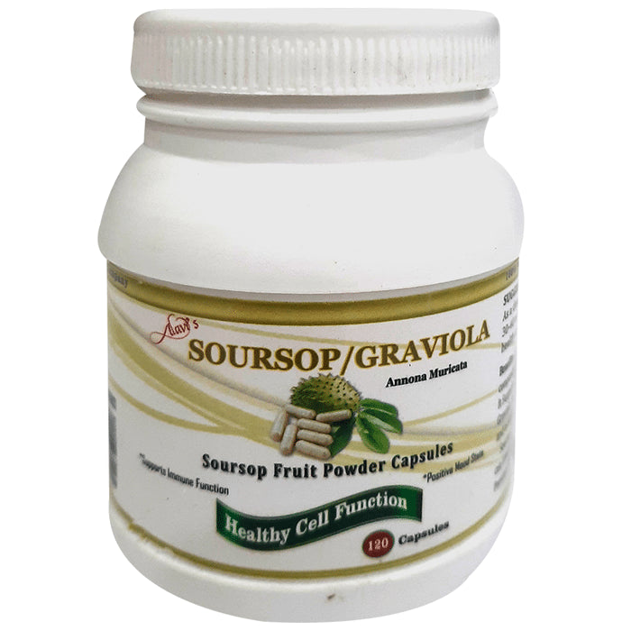 Alavi Soursop / Graviola Fruit Powder Capsule
bottle of 120 capsules