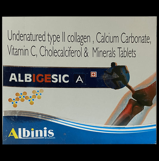 Albigesic A Tablet
strip of 10 tablets