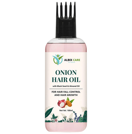 Albix Care Onion Hair Oil (100ml Each)
box of 1 Bottle