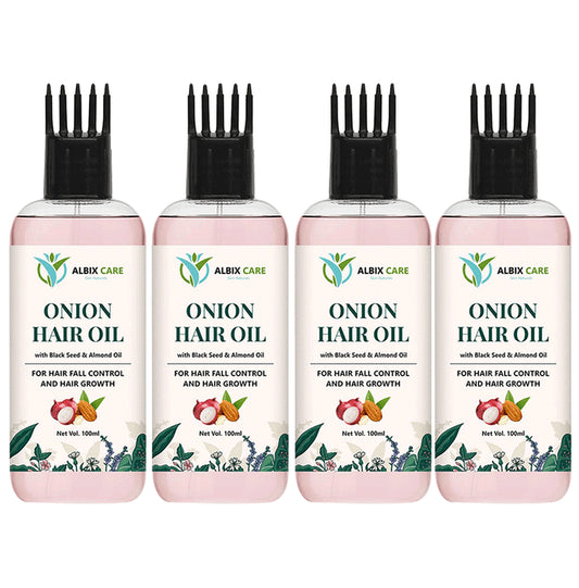 Albix Care Onion Hair Oil (100ml Each)
combo pack of 4 bottles