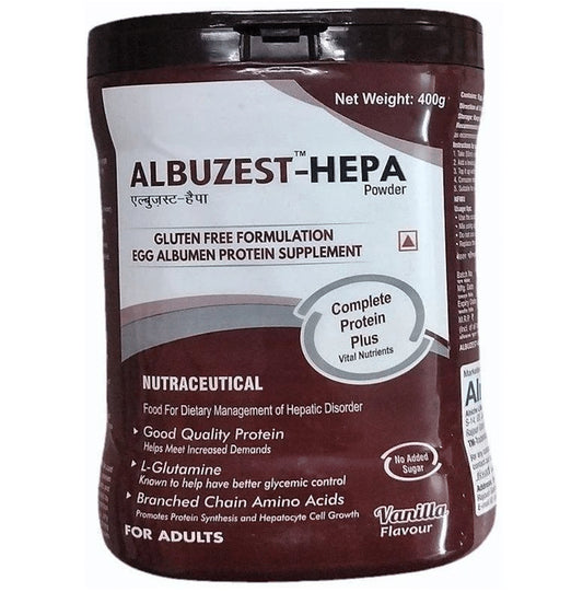 Albuzest Hepa Powder Vanilla
jar of 400 gm Powder