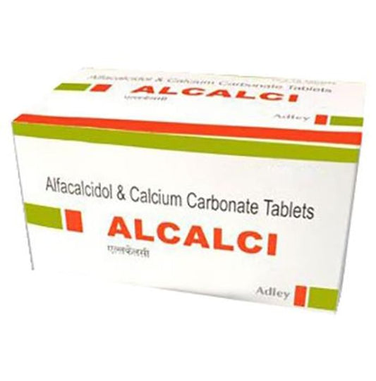 Alcalci Tablet
strip of 10 tablets