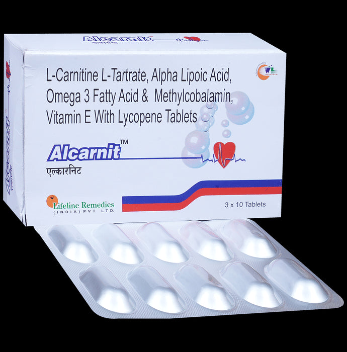 Alcarnit Tablet
strip of 10 tablets