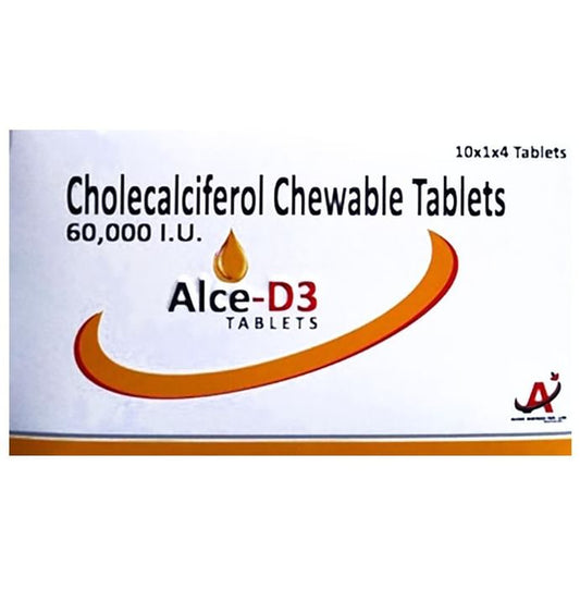 Alce-D3 Tablet
strip of 4 tablets