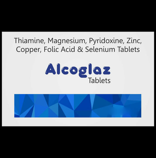 Alcoglaz Tablet
strip of 10 tablets